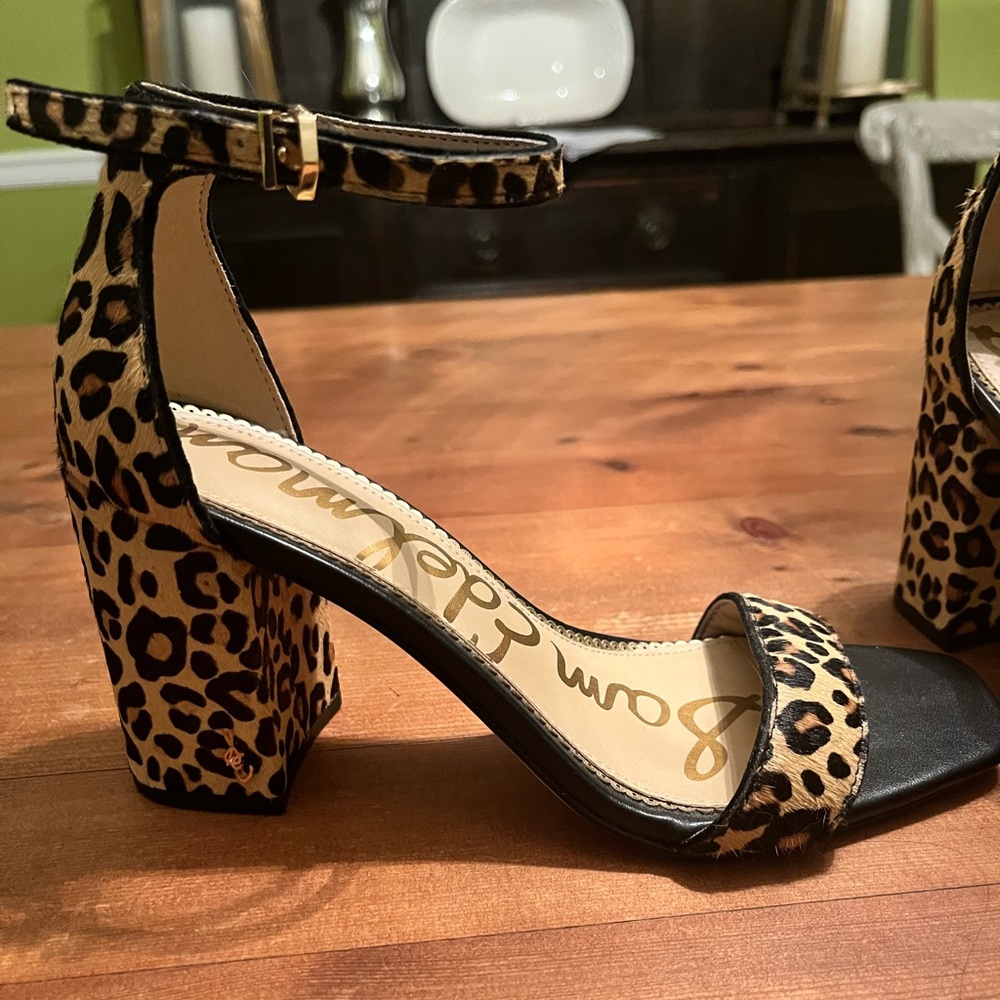 Sam Edelman calf hair sandals. Never worn!